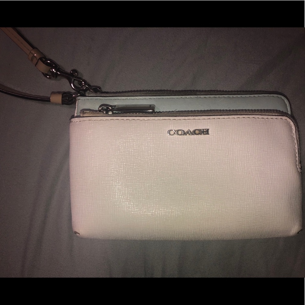Coach Two Tone Wristlet: Used